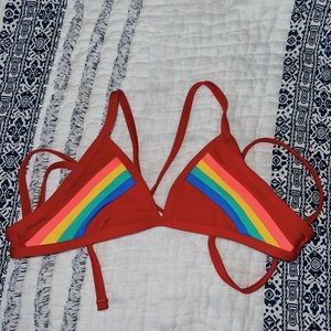 Jolyn Rainbow Bikini Top